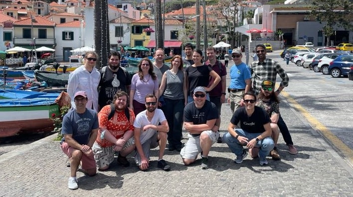 April 2022: We all meet in person in Madeira, Portugal April 2022: We all meet in person in Madeira, Portugal